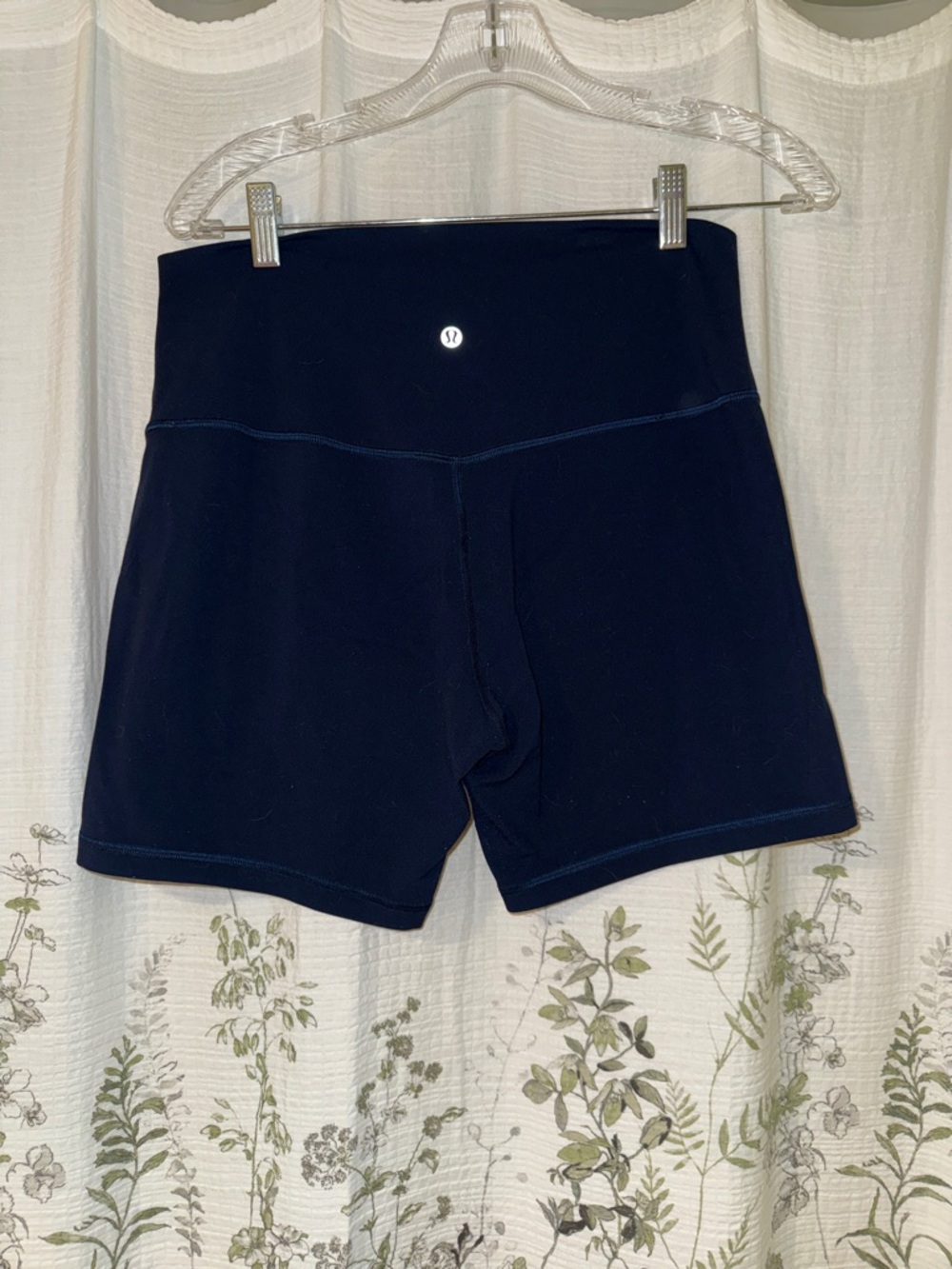 Lululemon Women’s High-Rise Navy Workout Shorts